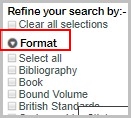 Facet block header setting for media type.